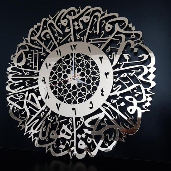 Acrylique miroir horloge décorative (50% off)