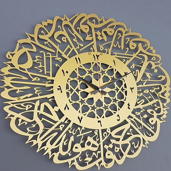 Acrylique miroir horloge décorative (50% off)