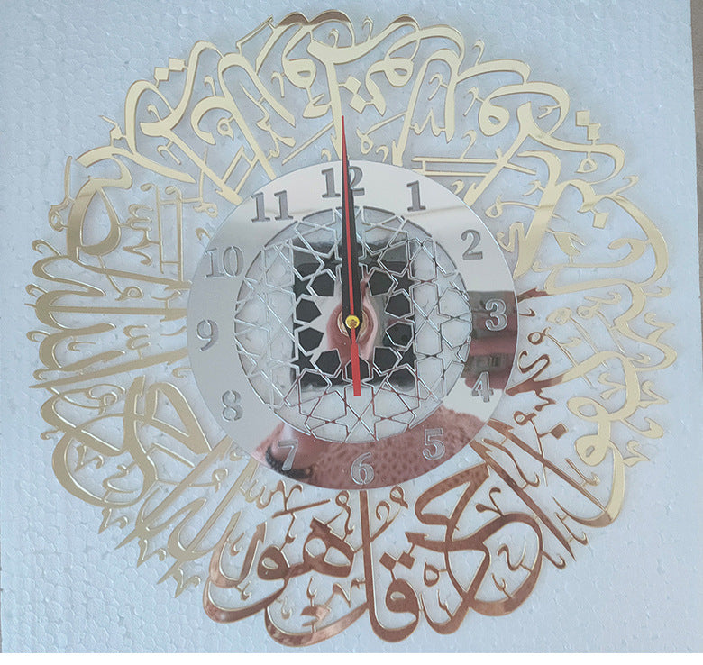 Acrylique miroir horloge décorative (50% off)