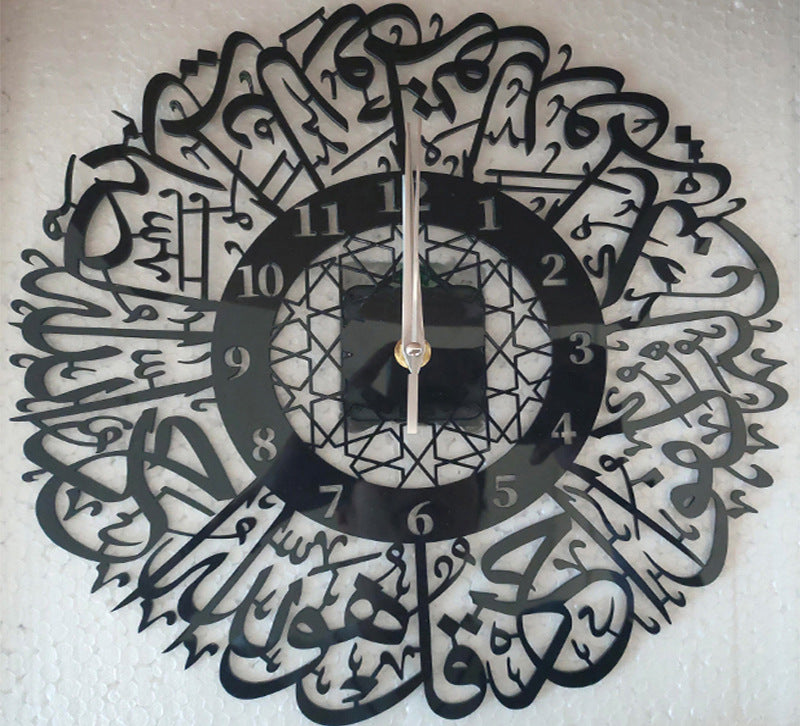 Acrylique miroir horloge décorative (50% off)