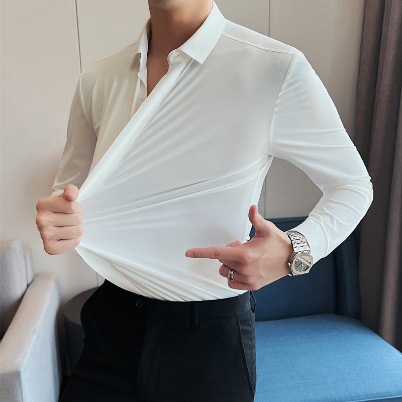 🔥50% de réduction👔Chemise boutonnée infroissable pour hommes