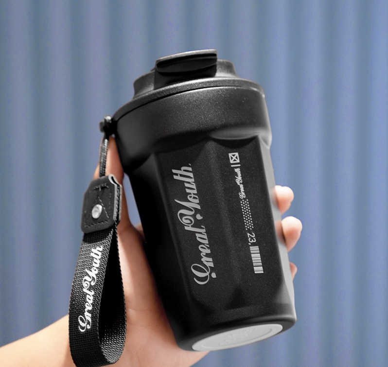 Tasse d'isolation sous vide portable en acier inoxydable