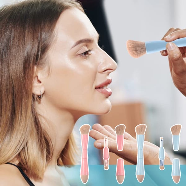 Brosse cosmétique multifonctionnelle 4 en 1