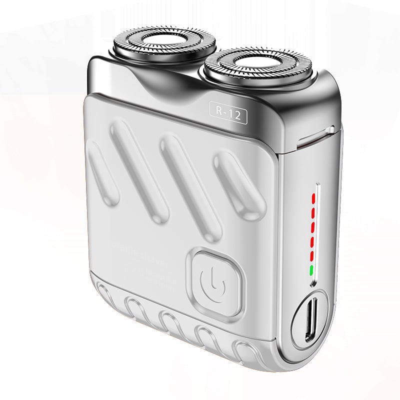 🔥2025 Nouveau design 50% de réduction🔥Rasoir électrique rotatif portable avec deux anneaux