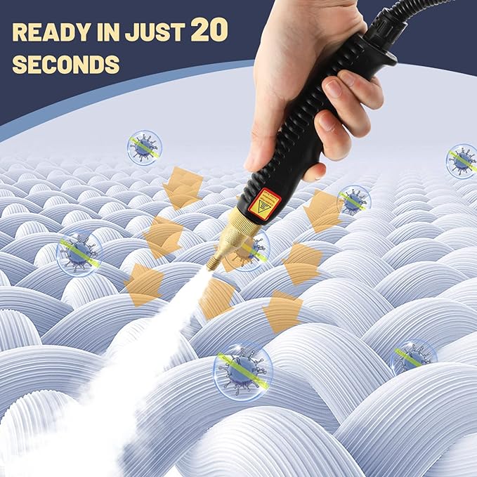 🔥2025 Nouvelle mise à niveau Vente chaude🔥🔥2500W Nettoyeur à Vapeur à Haute Température Pressurisée Portatif