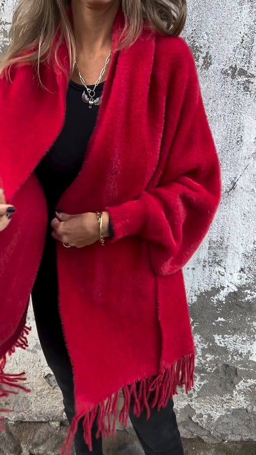 đ„DurĂ©e limitĂ©e -58%đ„Manteau Ă manches longues et pompons pour femmeăVente directe d'usineă