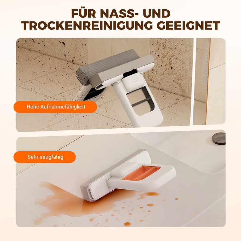 🔥VENTE FLASH -52%🔥 Mini Serpillière Autonettoyante Portable 🧹Vente directe d'usine🌿