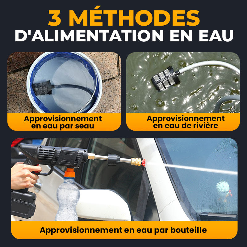 ⏰49% de réduction pour une durée limitée avec livraison gratuite✨Pistolet à eau portable haute pression sans fil