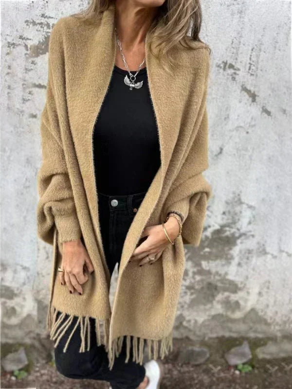 đ„DurĂ©e limitĂ©e -58%đ„Manteau Ă manches longues et pompons pour femmeăVente directe d'usineă