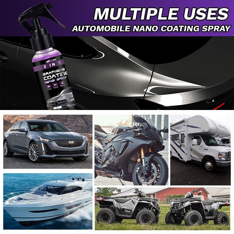 đ„Promotion du dernier jour - 49% de rĂ©ductionâ°Spray de revĂȘtement de voiture en cĂ©ramique 3 en 1