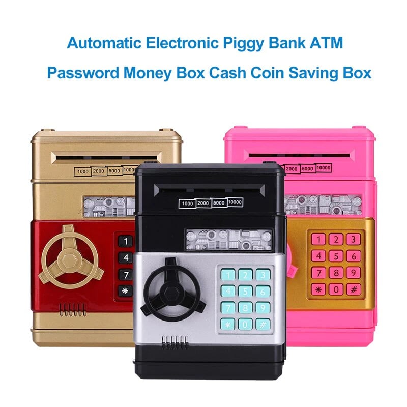 🔥Mini ATM Machine de dépôt et de retrait automatique avec code PIN électronique