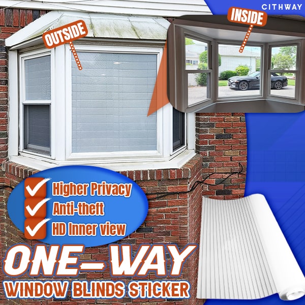 đChristmas 49% OFFâłOne-Way Imitation Blinds Privacy Window Cover