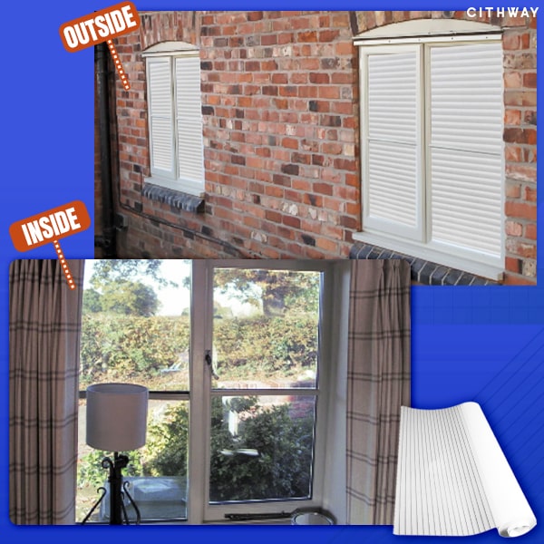 đChristmas 49% OFFâłOne-Way Imitation Blinds Privacy Window Cover