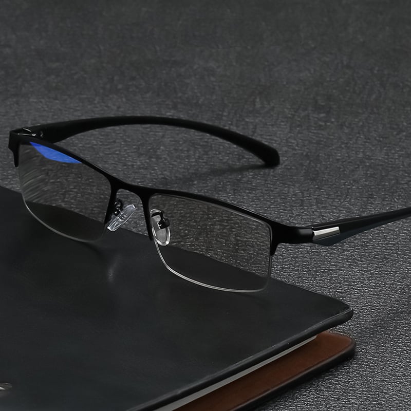🔥Réduction de 50% pour le Nouvel An🔥Lunettes de lecture multifocales en titane photochromiques progressives à double lumière anti-lumière bleue
