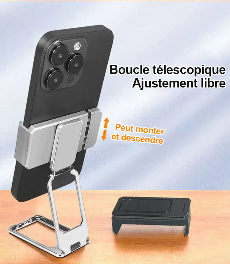 Support pliant portable de Nouveau type de clip arrière 360