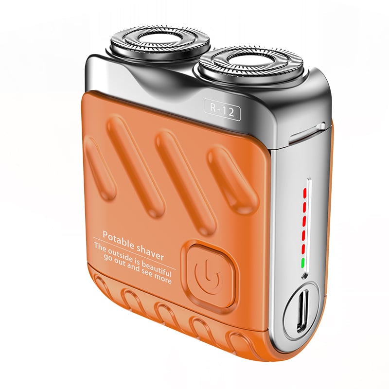 🔥2025 Nouveau design 50% de réduction🔥Rasoir électrique rotatif portable avec deux anneaux