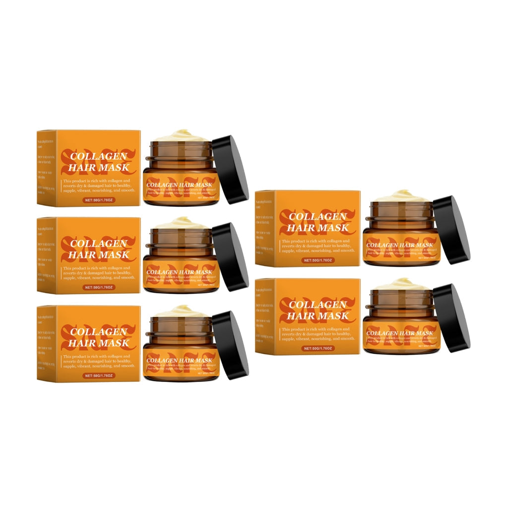 🚀Achetez 3 obtenez 2 gratuit 🌸 Masque de collagène pour cheveux secs et endommagés