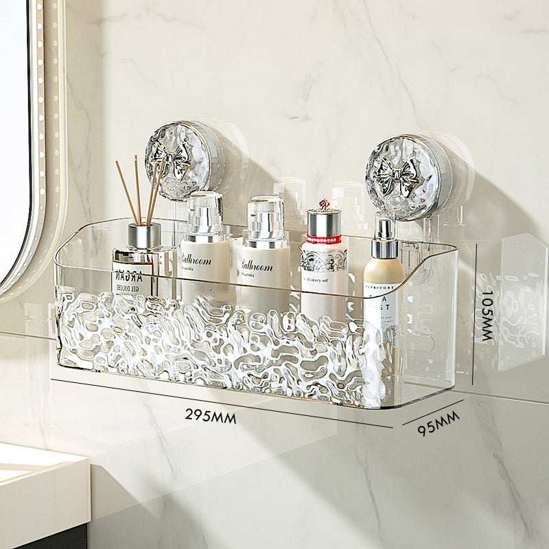 ✨Etagère à ventouses de style luxueux et léger, motif glacier✨