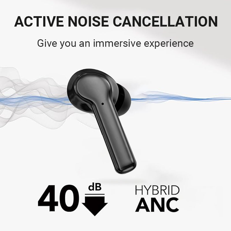 💥- Écouteurs Bluetooth antibruit avec écran tactile intelligent