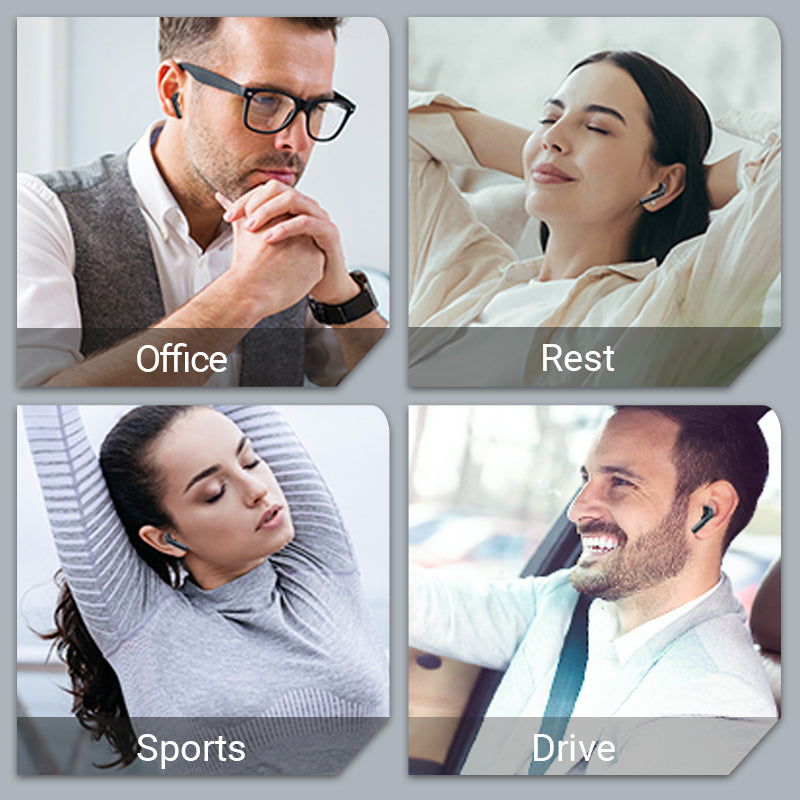 💥- Écouteurs Bluetooth antibruit avec écran tactile intelligent