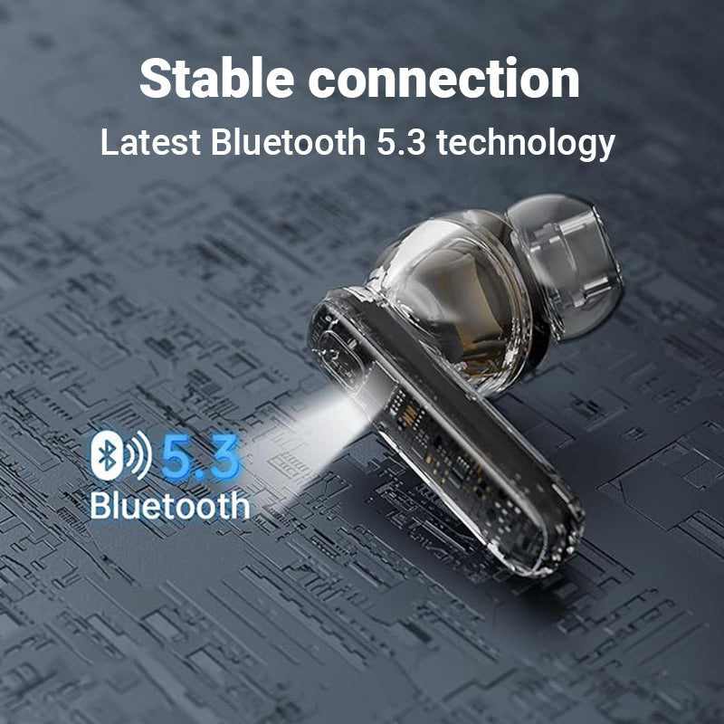 💥- Écouteurs Bluetooth antibruit avec écran tactile intelligent