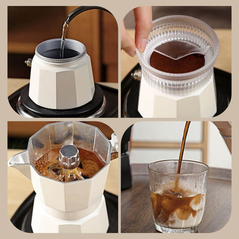 Mini cafetière pour le brassage manuel en plein air Cafetière