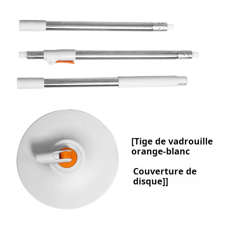 Séparation des eaux usées domestiques paresseuses, artefact de nettoyage rotatif sans lavage à la main avec seau, aspiration, vadrouille à dalle horizontale