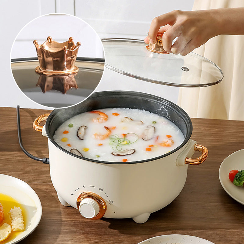 Cuisinière électrique multifonctionnelle antiadhésive avec cuiseur vapeur