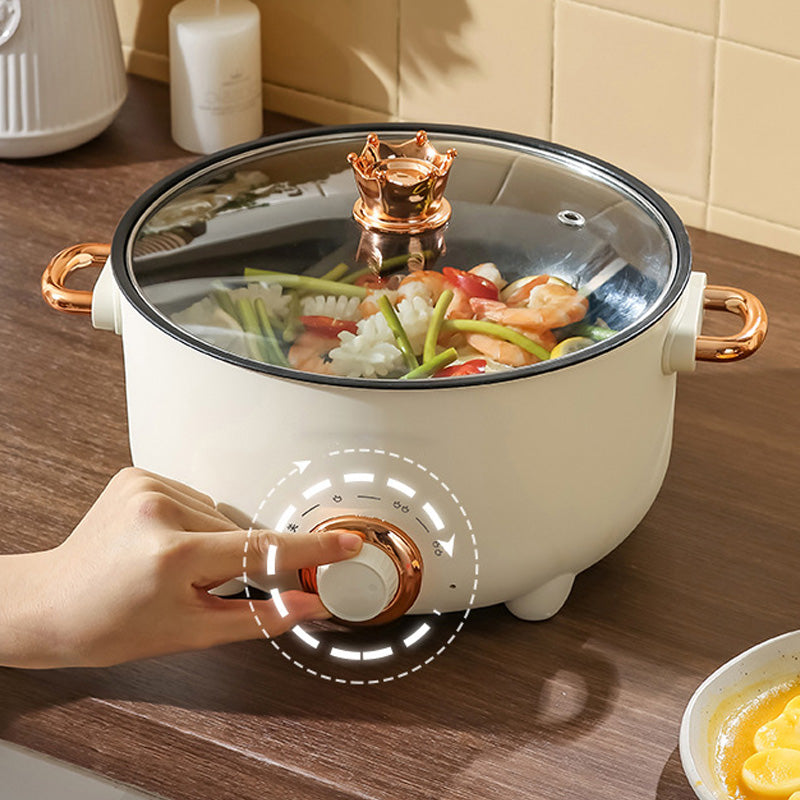 Cuisinière électrique multifonctionnelle antiadhésive avec cuiseur vapeur