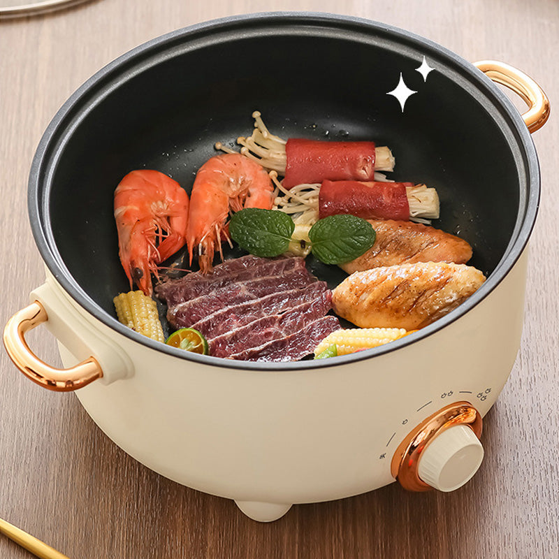 Cuisinière électrique multifonctionnelle antiadhésive avec cuiseur vapeur