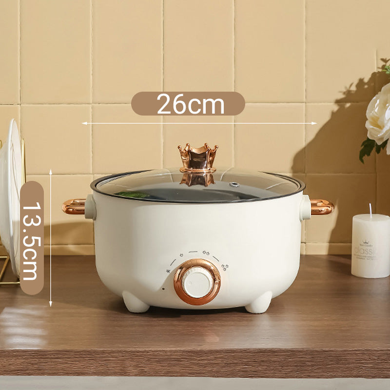 Cuisinière électrique multifonctionnelle antiadhésive avec cuiseur vapeur