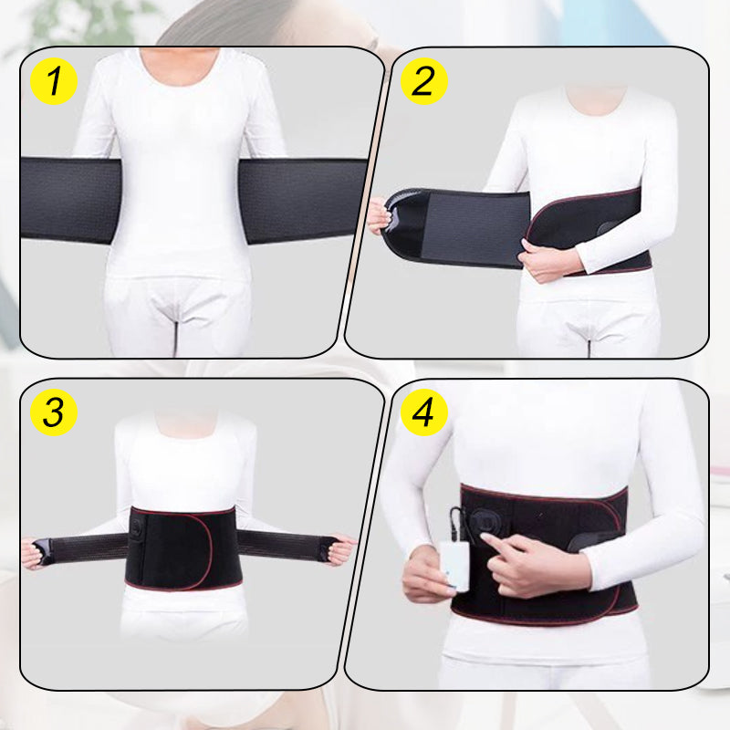 Ceinture chauffante électrique avec fonction de massage