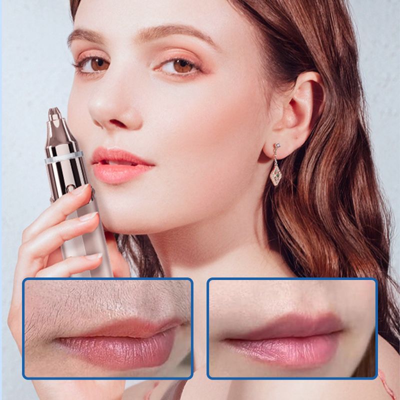 💗VENTES CHAUDES DU NOUVEL AN -50% DE RÉDUCTION💗Épilateur pour le visage et tondeuse à sourcils 2 en 1