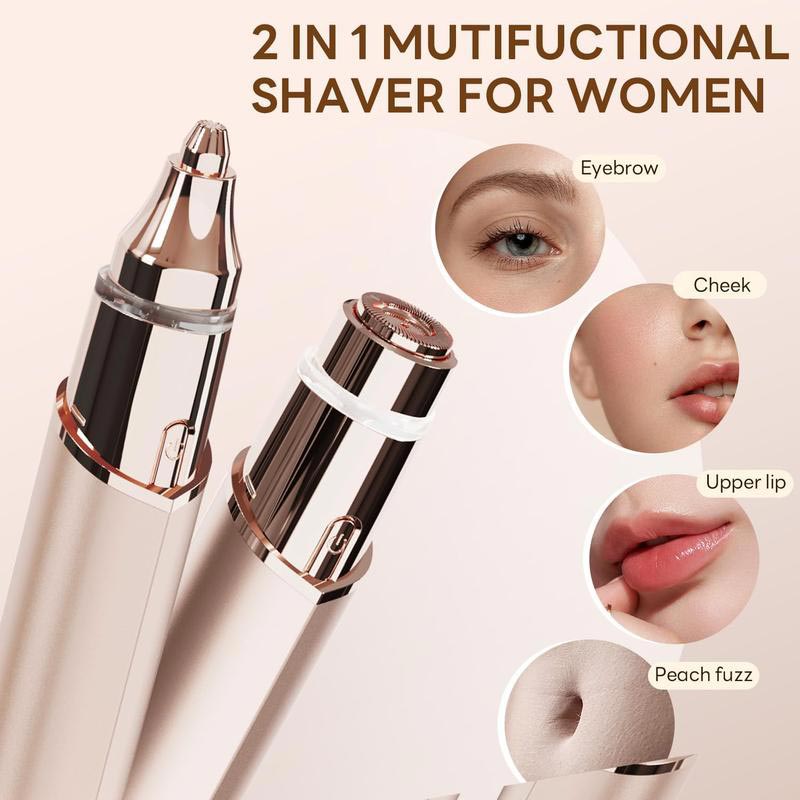 💗VENTES CHAUDES DU NOUVEL AN -50% DE RÉDUCTION💗Épilateur pour le visage et tondeuse à sourcils 2 en 1
