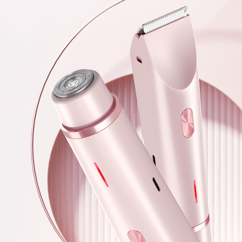Rasoir à Double Tête Étanche IPX7 pour Femmes
