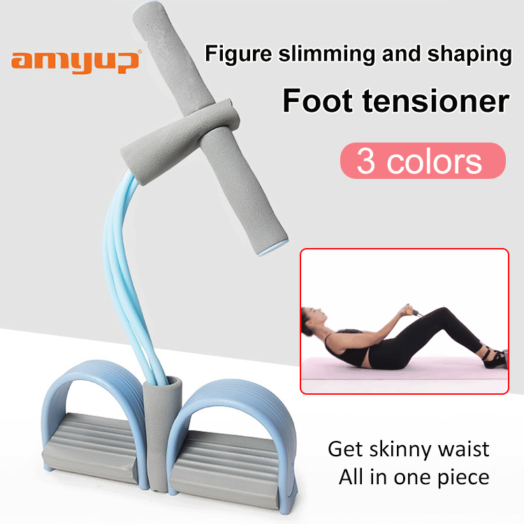 Corde de Résistance Multifonctionnelle avec Pédale Pour Pilates et Abdominaux