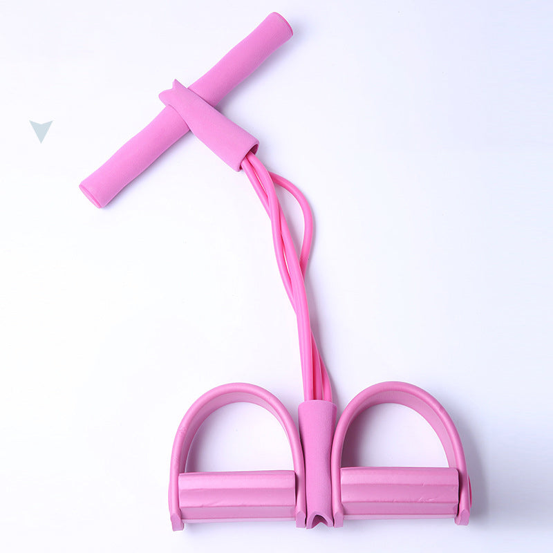 Corde de Résistance Multifonctionnelle avec Pédale Pour Pilates et Abdominaux