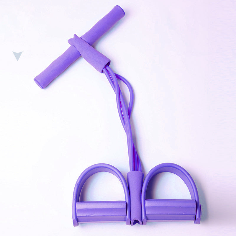 Corde de Résistance Multifonctionnelle avec Pédale Pour Pilates et Abdominaux