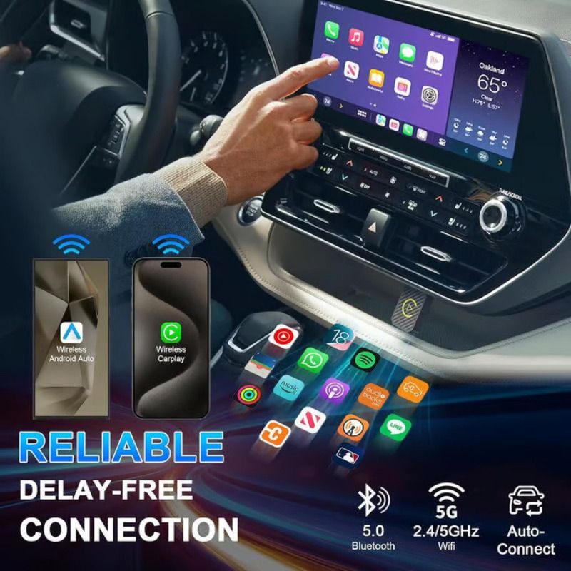 🥰2025 Nouvelle offre spéciale - 50% de réduction ✨ Adaptateur Carplay sans fil d'interconnexion embarquée