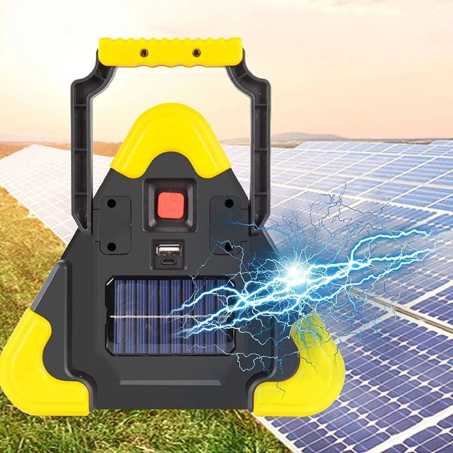 🔥2025 Nouveauté🔥 Feu d'avertissement de secours solaire triangulaire 3-en-1 pour bord de route