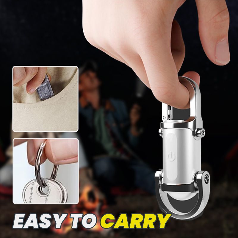 🔥 Vente chaude 54% de réduction 🔥 1200lm super lumineux Mini porte - clés lampe de poche étanche