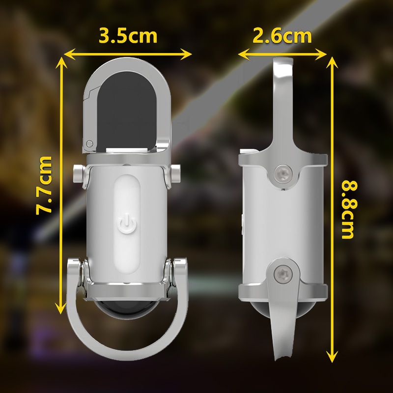 🔥 Vente chaude 54% de réduction 🔥 1200lm super lumineux Mini porte - clés lampe de poche étanche