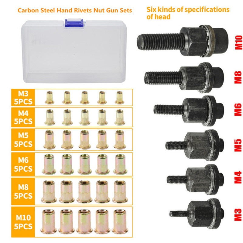 đ„Promotion de nouveaux produits 2025 - 50% de rĂ©ductionđ„Jeu dâĂ©crous Ă sertir filetĂ©s avec tĂȘte plate