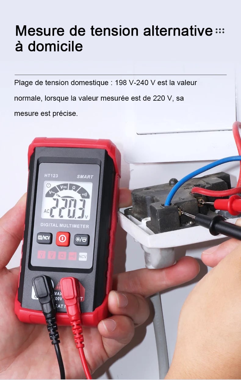 🔥Vente des 3 derniers jours-49 % de réduction🔥Multimètre digital