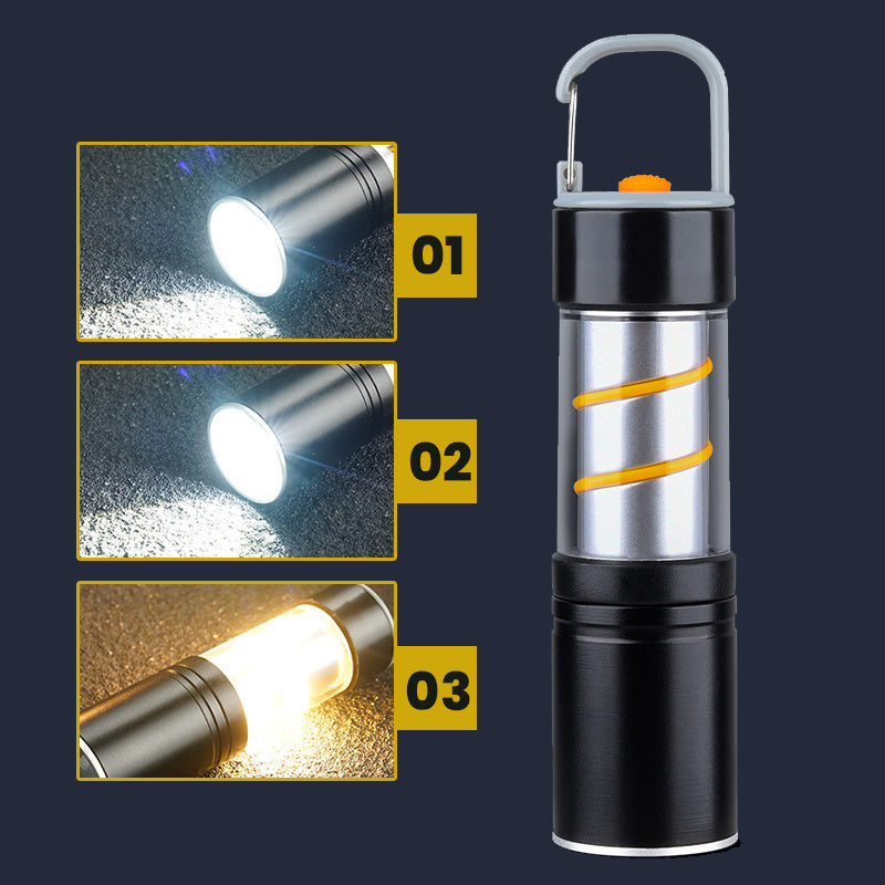 đ„VENTE CHAUDE 2025đ„Lampe de poche de camping rechargeable USB multifonctionnelle super lumineuse