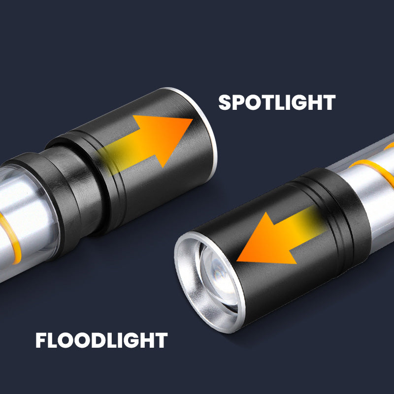 đ„VENTE CHAUDE 2025đ„Lampe de poche de camping rechargeable USB multifonctionnelle super lumineuse