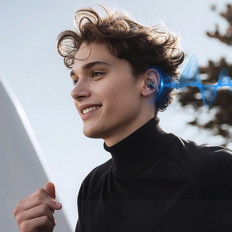 🔥2025 VENTE CHAUDE🔥🎧Casque de traduction intelligent à écran couleur avec clip d'oreille🎧