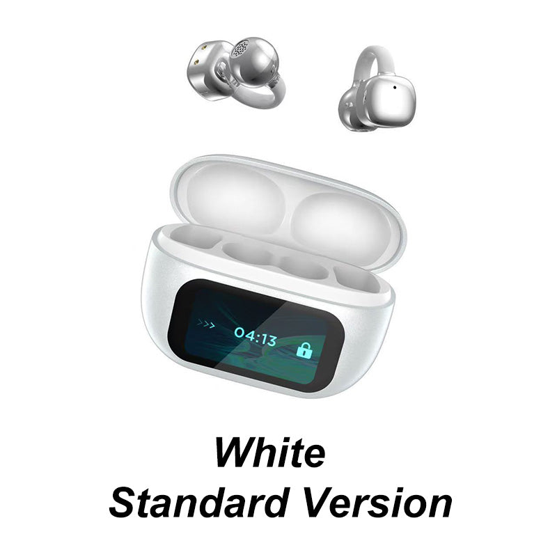 🔥2025 VENTE CHAUDE🔥🎧Casque de traduction intelligent à écran couleur avec clip d'oreille🎧