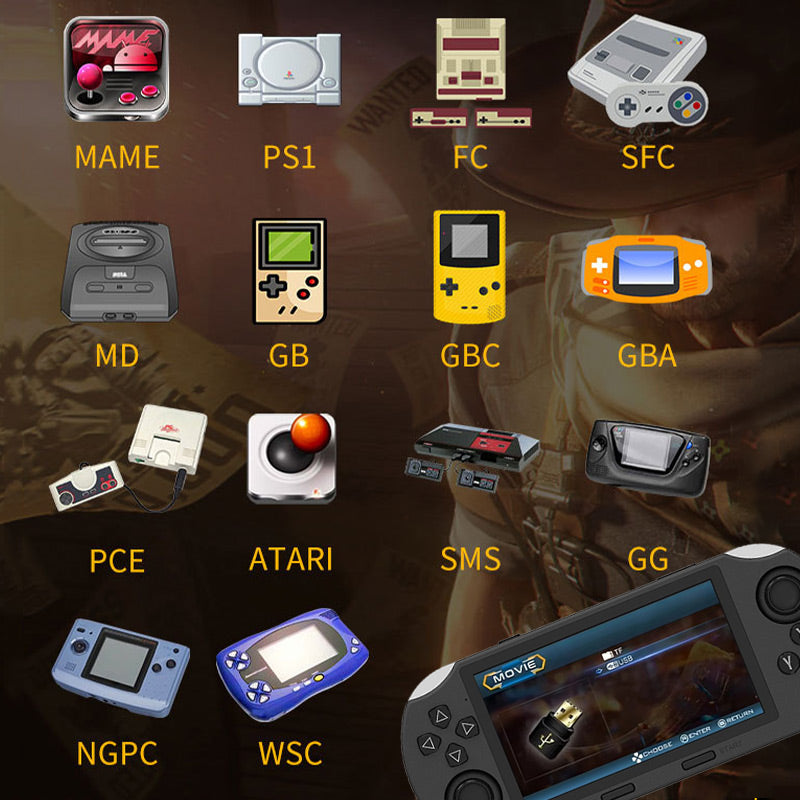 🎮🔥 Console portable SF3000 – Écran HD 4,5 pouces, plus de 20000 classiques ! 🌟(🔥50% de réduction)