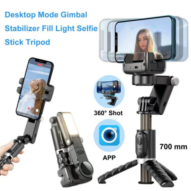 💥Offre Spéciale - 50% de réduction💥📱Stabilisateur de cardan pliable à 3 axes rotatif à 360 ° pour smartphones, capturez la vie de manière stable